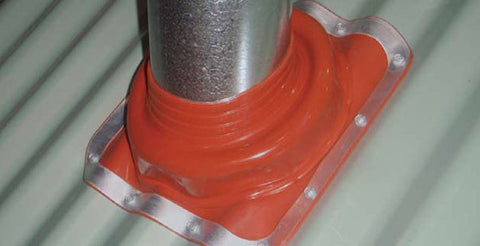 High Temp Red Silicone Roof Boot